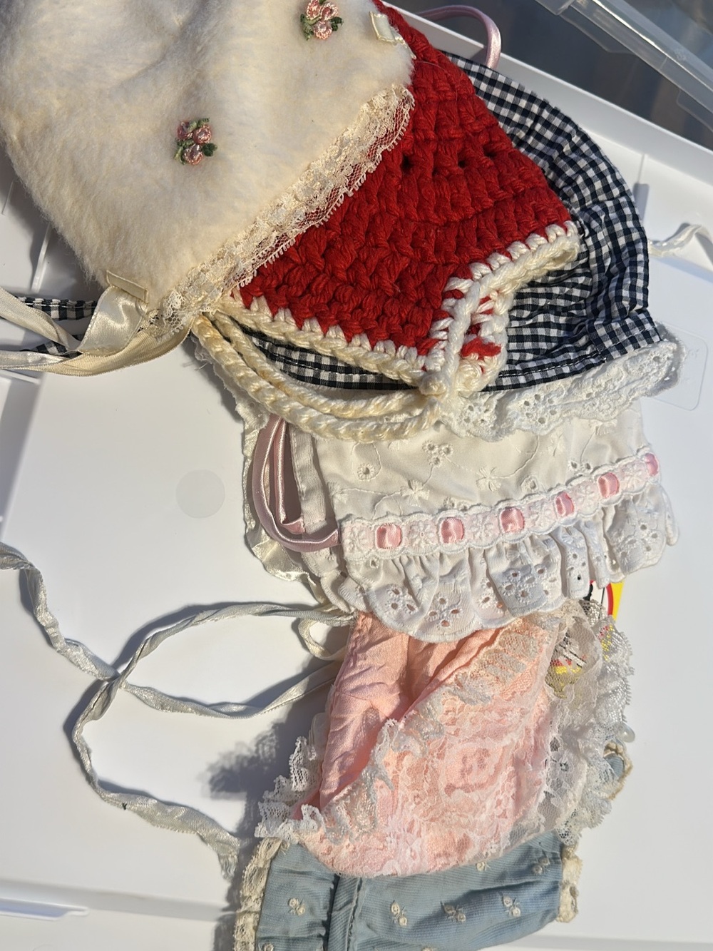 Infant Bonnets (6)